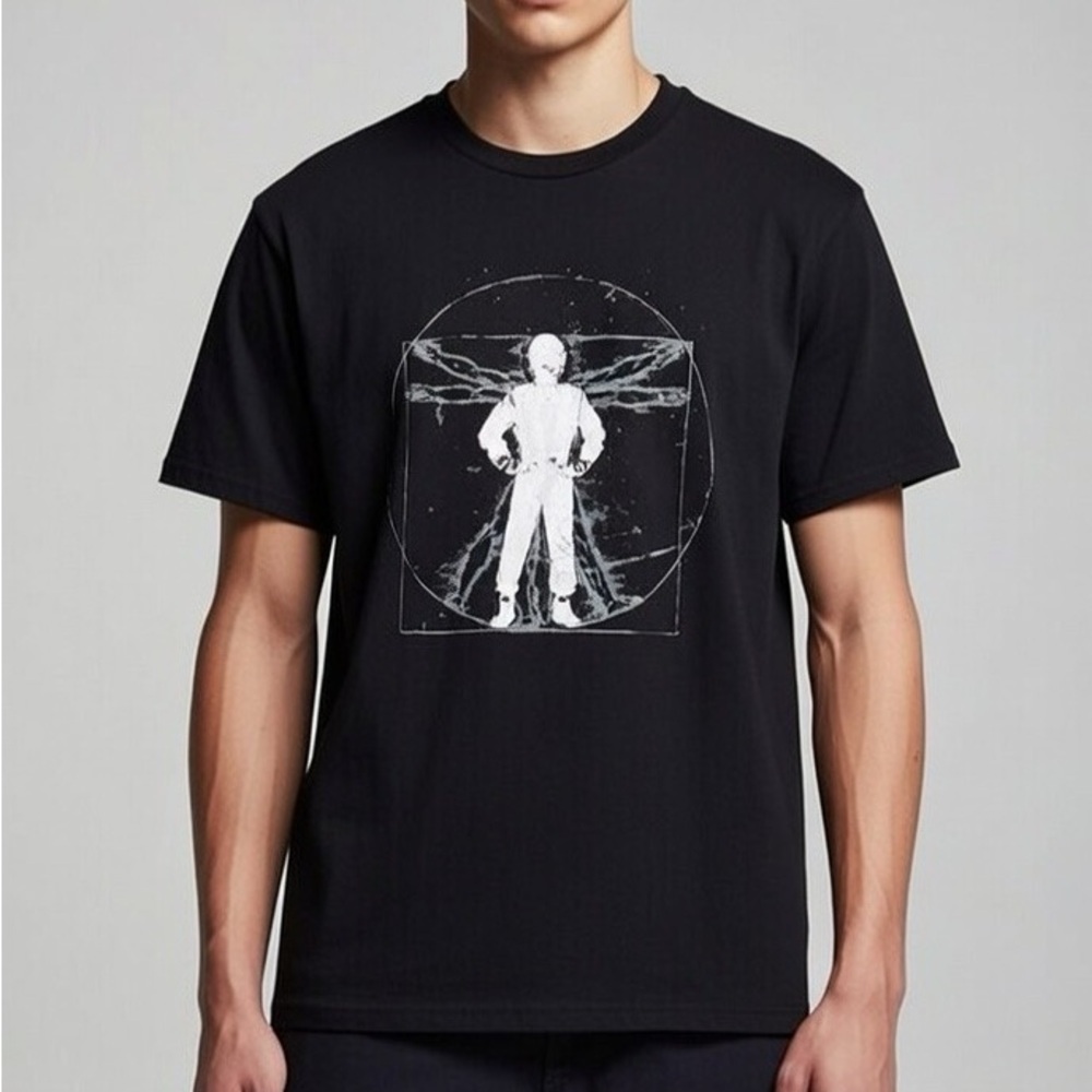 Top Gear Black DaVinci Grand Tour Tee STIG - Size Medium